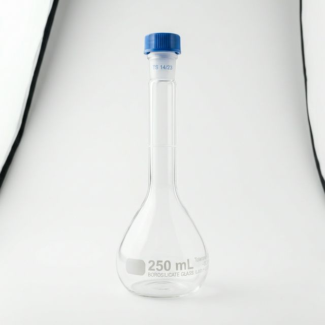 2 mL Glass, Borosilicate Glass Volumetric Flask